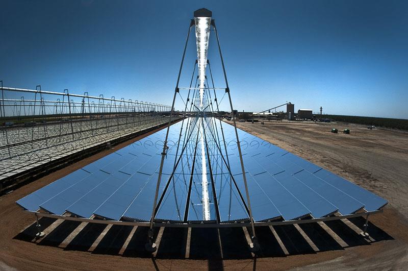 Solar thermal heat power plant